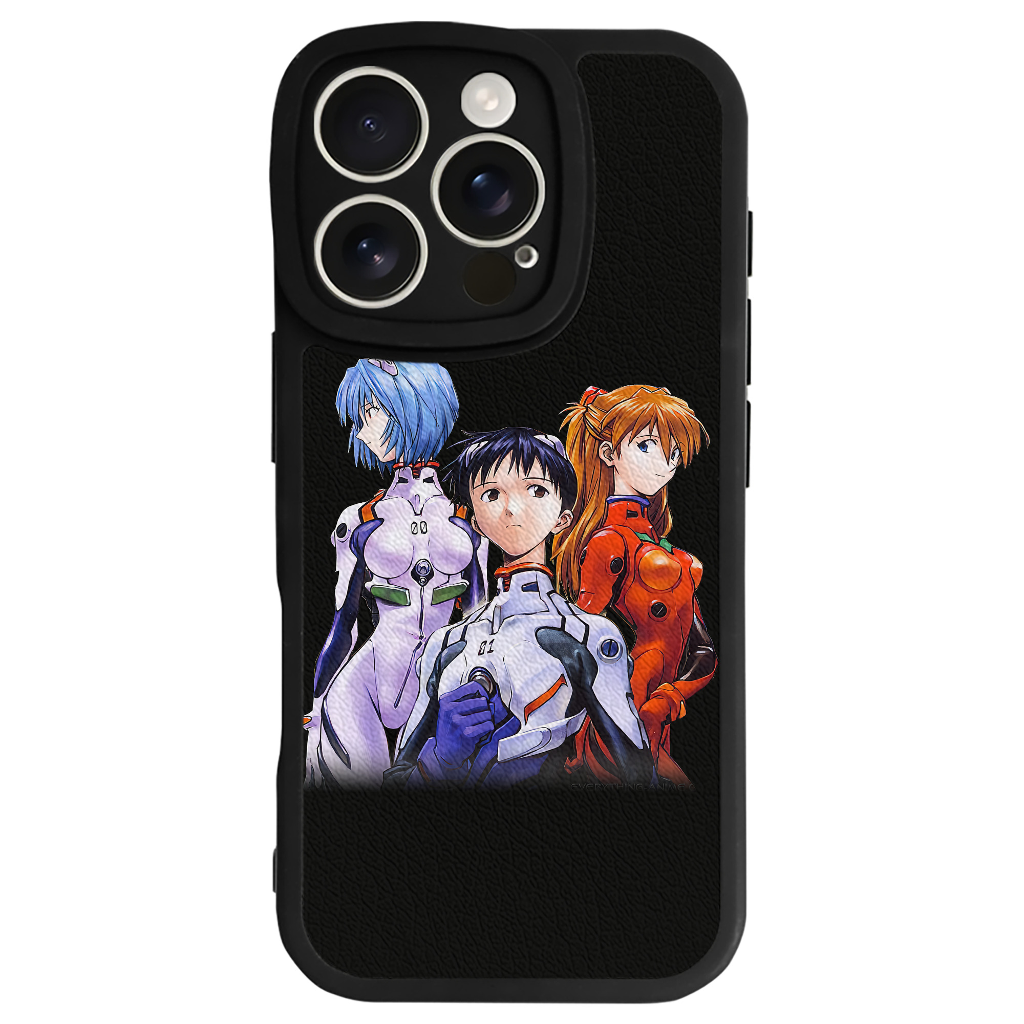 （画像用） EVA 新世紀エヴァンゲリオン 【iPhone 16シリーズ対応】シリコンスマホケース（レザー調） 材質：シリコン
